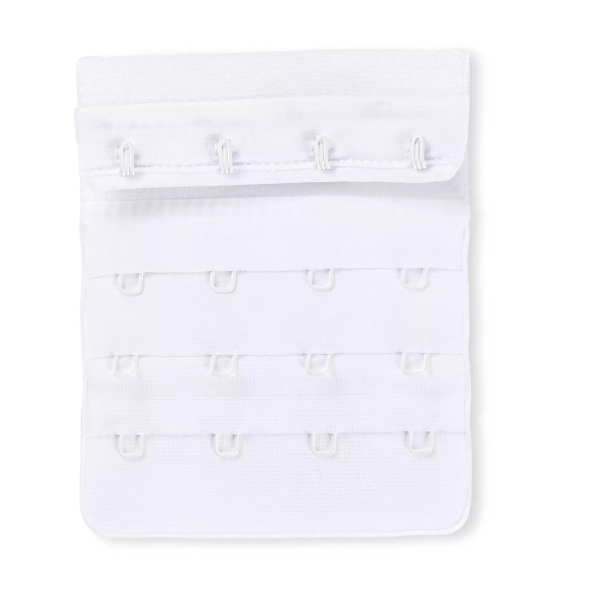 Rallonge attache de soutien-gorge, crochet 3x4, 75mm, blanc