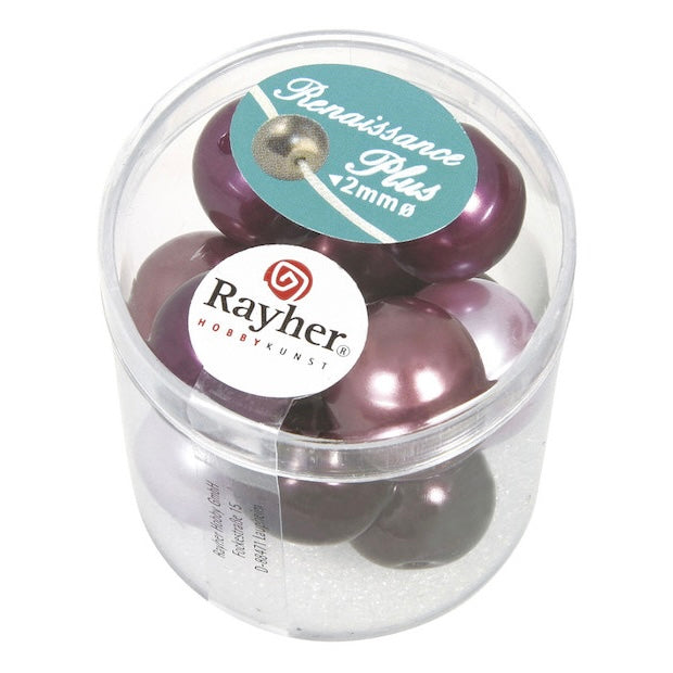 Perles en verre Renaissance – 14 mm