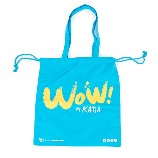 SAC EN TISSU À ANSES ET CORDELETTE WOW