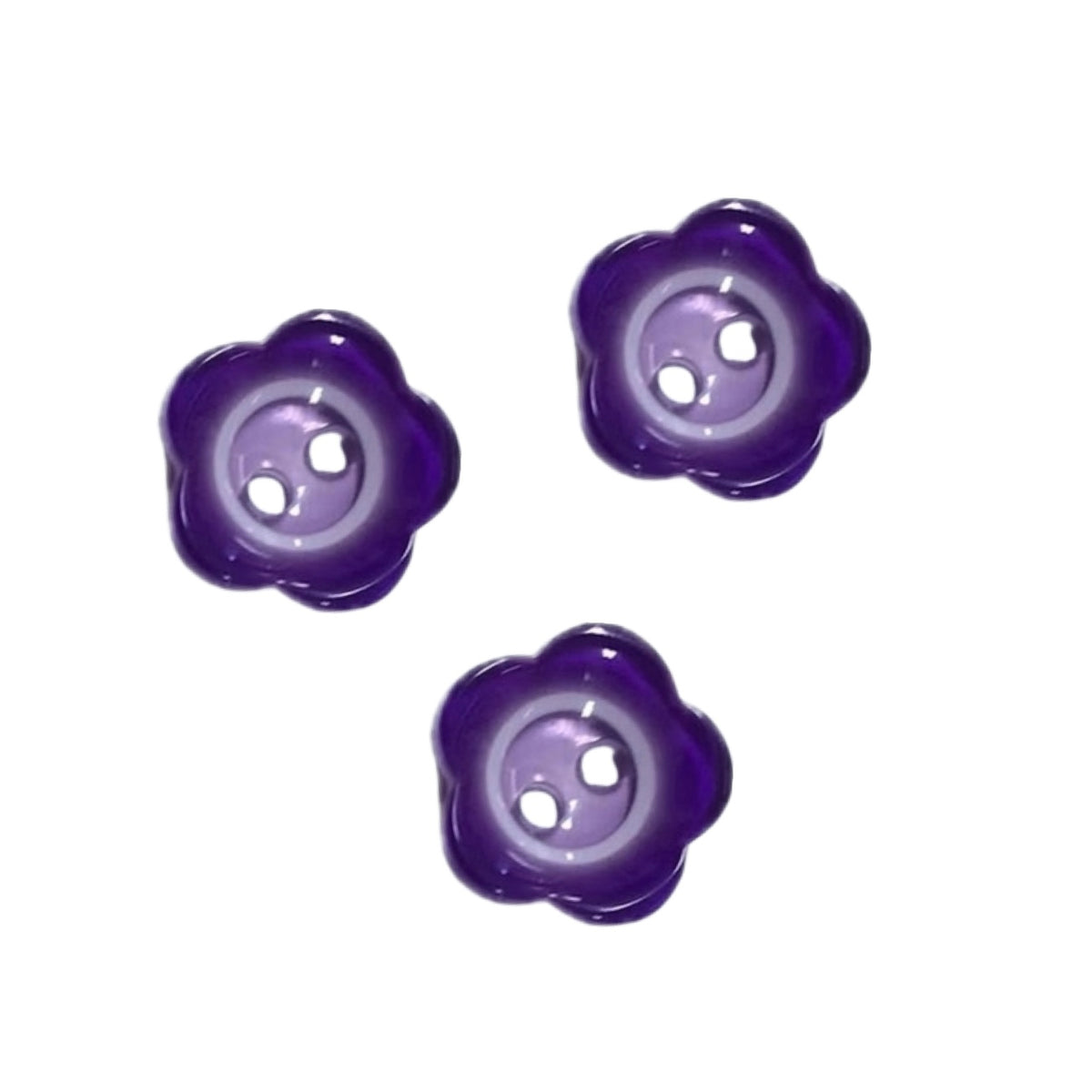 Bouton fleur 2 trous