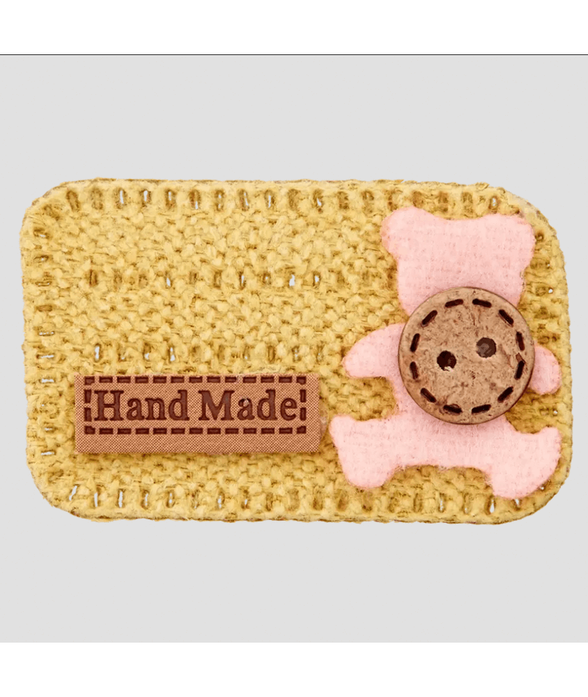 Accessoire Rectangle, Teddy, Hand Made