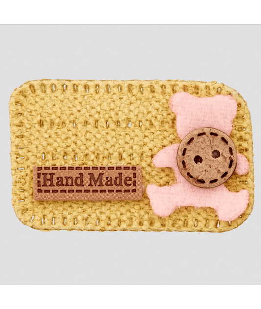 Accessoire Rectangle, Teddy, Hand Made