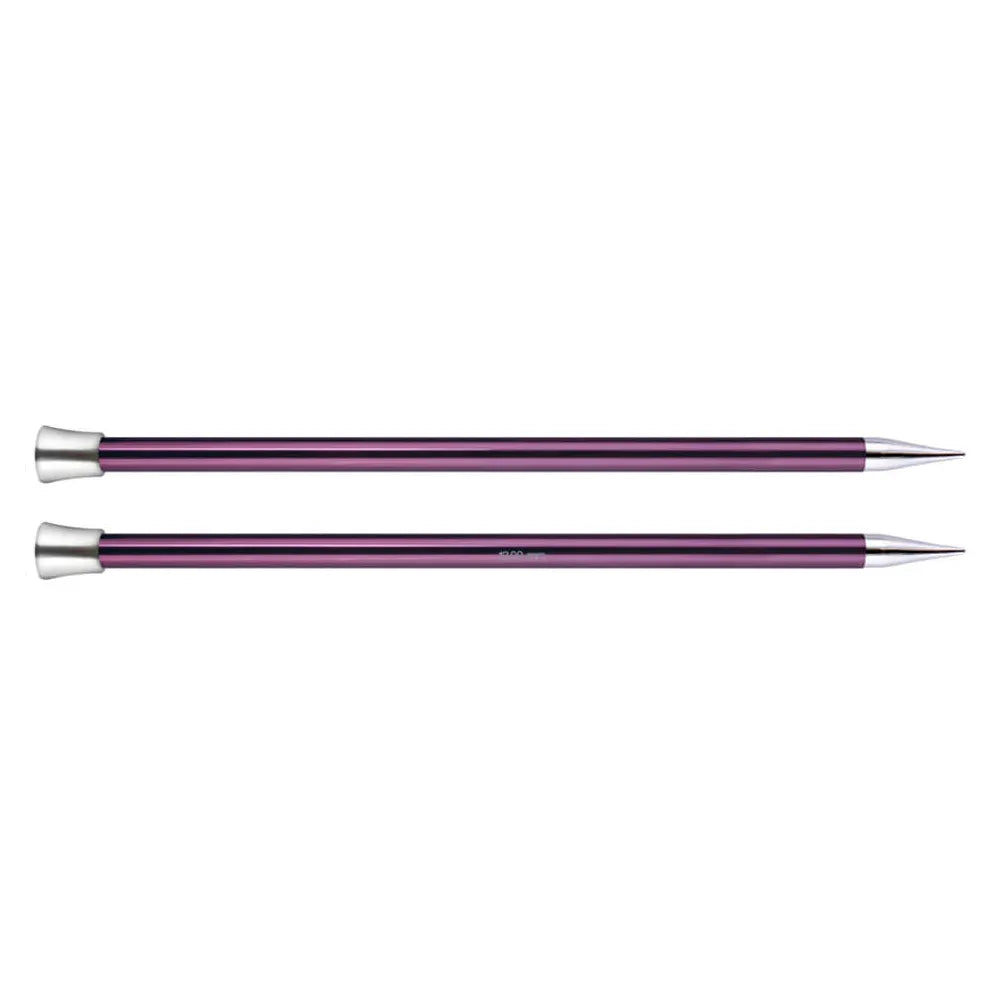 Aiguilles à tricoter droites KnitPro Zing 40cm