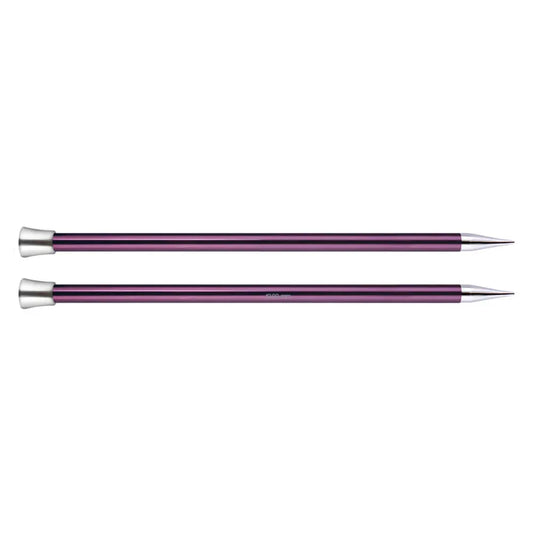 Aiguilles à tricoter droites KnitPro Zing 40cm