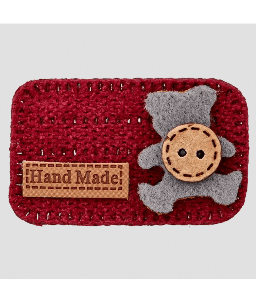 Accessoire Rectangle, Teddy, Hand Made
