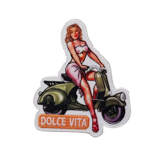 Écusson Thermocollant Pin-Up Vintage