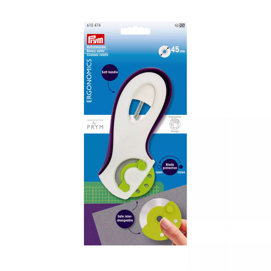 Couteau rotatif prym.ergonomics, Ø 45mm