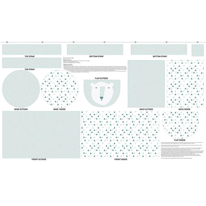 Panneau Canvas Katia Polar Bear Bag
