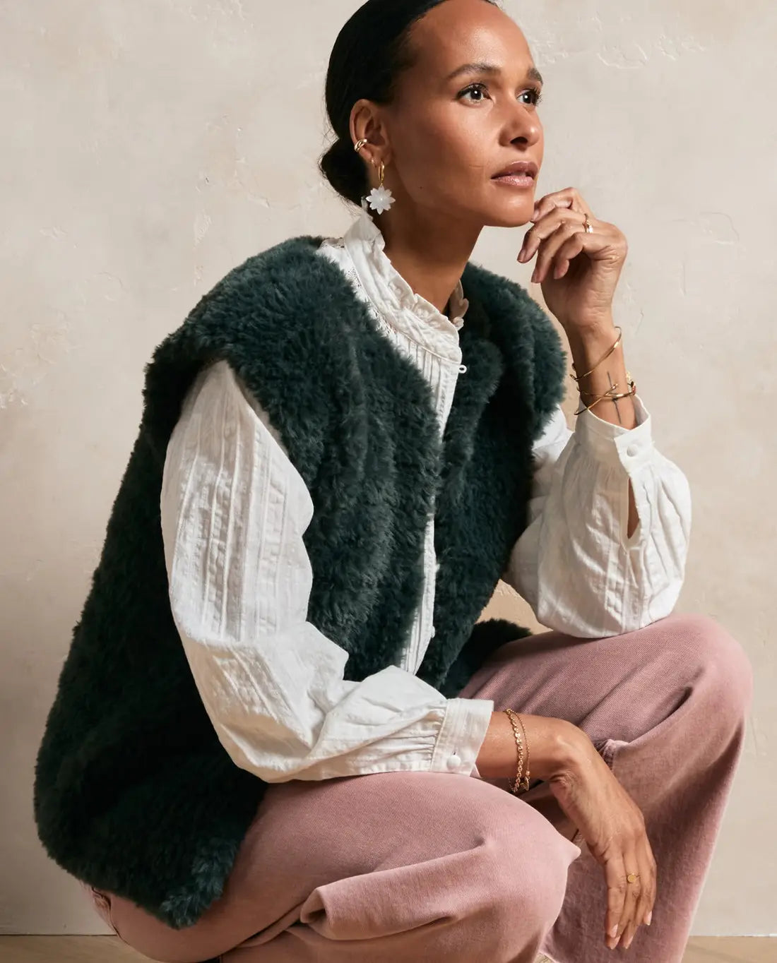MODÈLE VESTE SANS MANCHE FEMME ADA