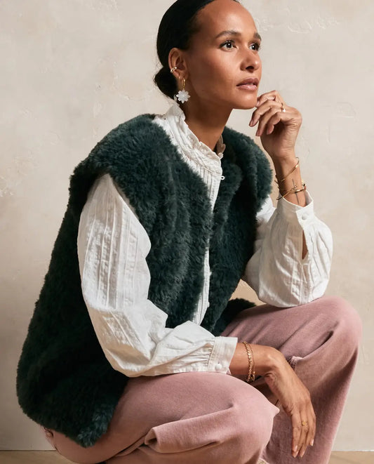 MODÈLE VESTE SANS MANCHE FEMME ADA