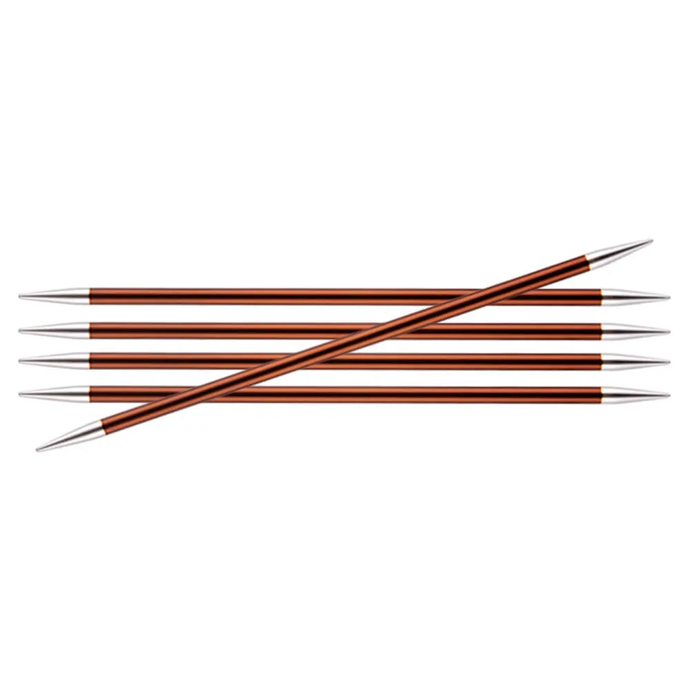 Aiguilles double pointe KnitPro Zing 15 cm