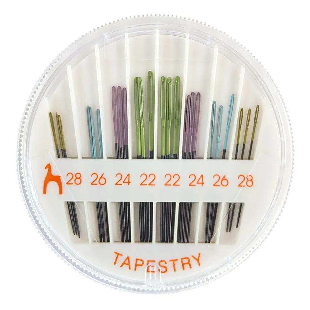 Assortiment d’aiguilles à tapisserie