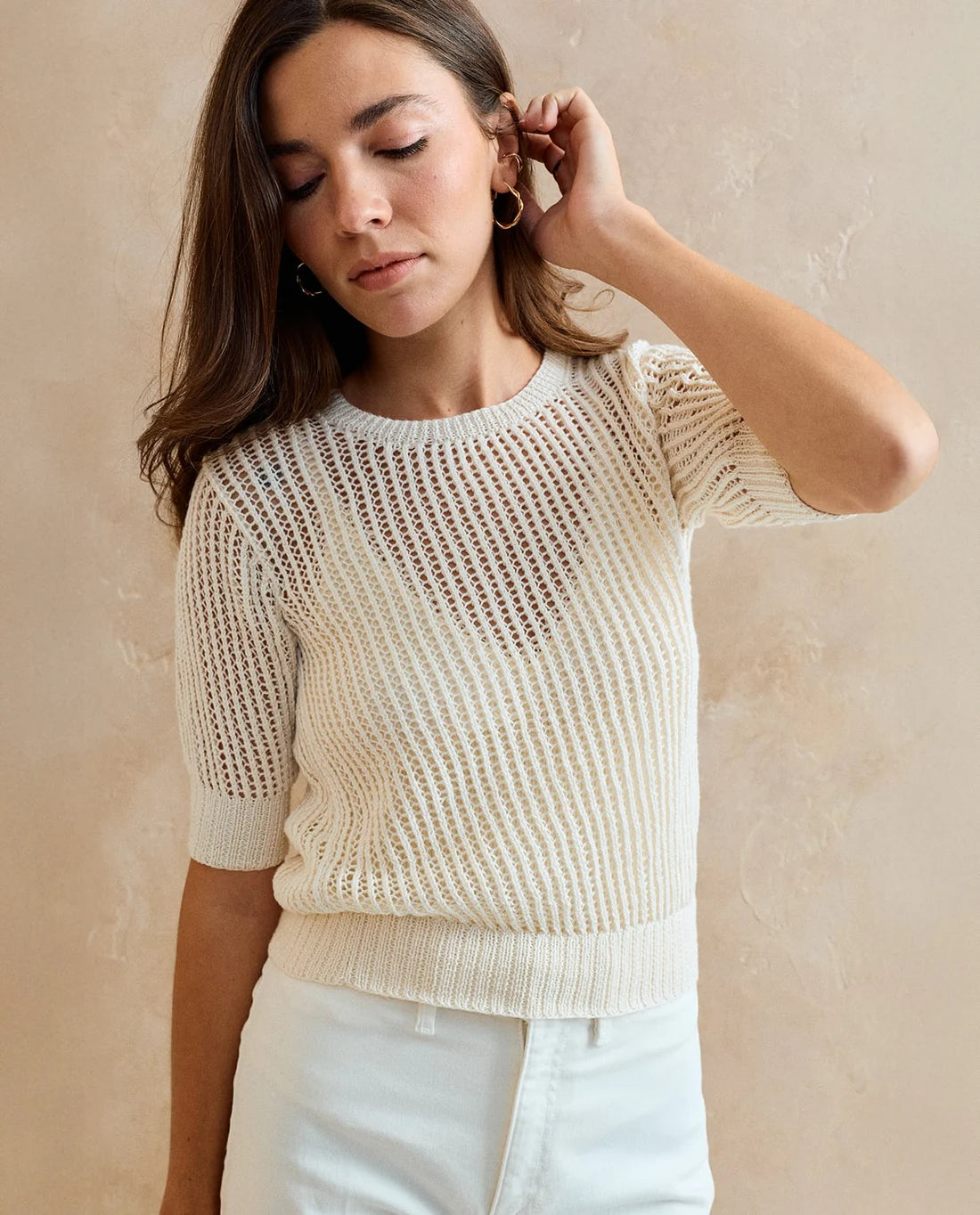 MODÈLE PULL HARRY MANCHES COURTES
