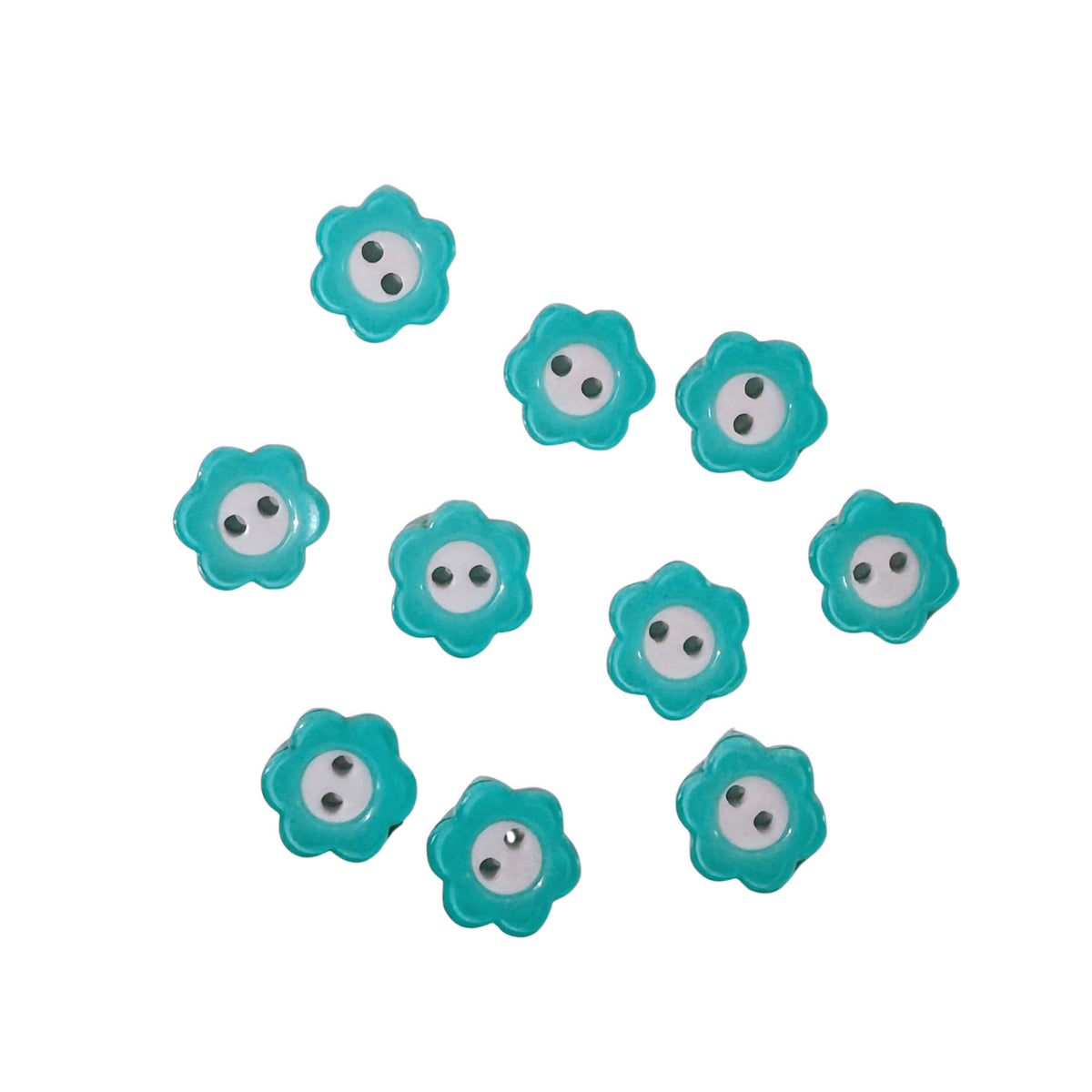Bouton fleur 2 trous - 13mm