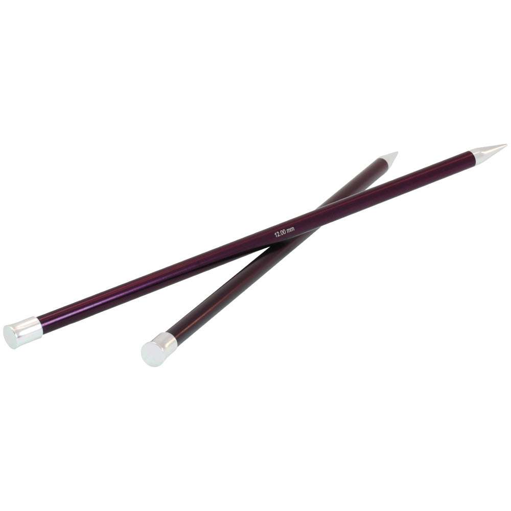 Aiguilles à tricoter Aluminium Rainbow 40cm