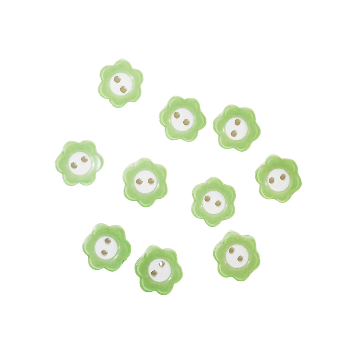 Bouton fleur 2 trous - 13mm