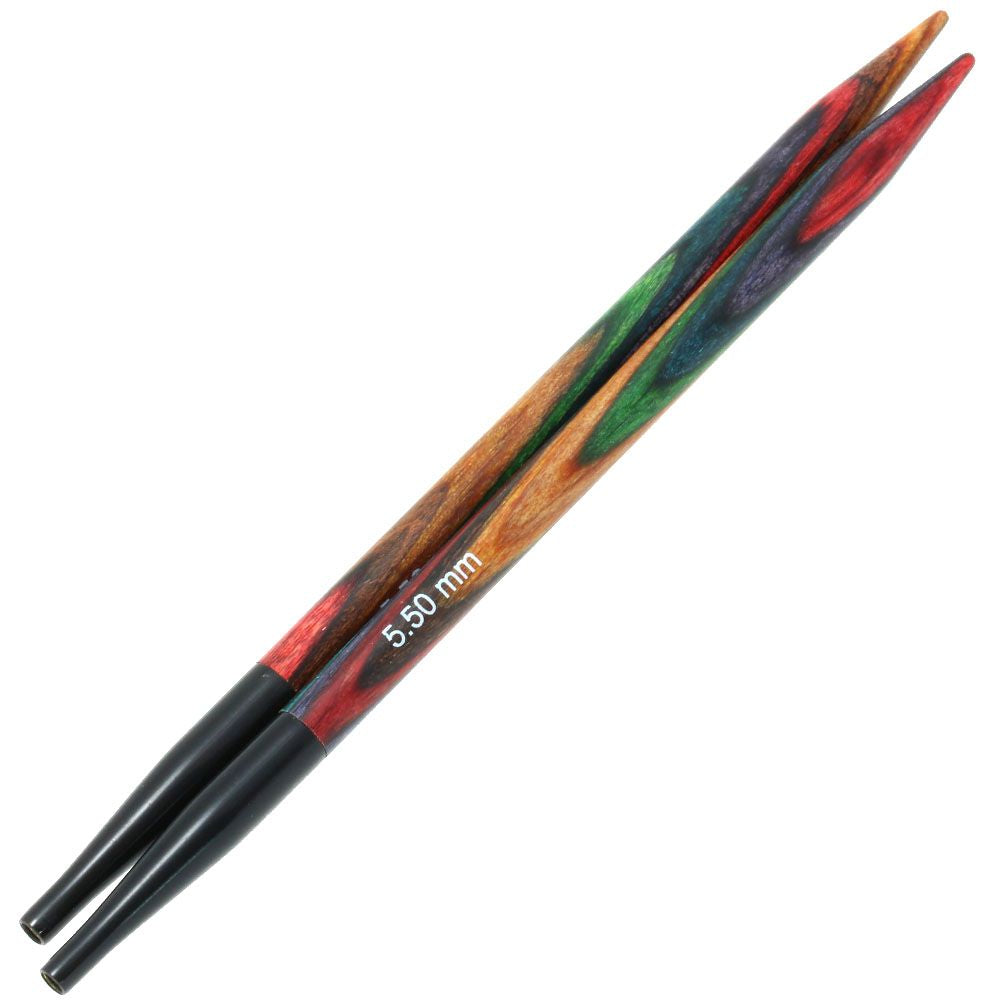Pointes Aiguilles interchangeables en bois Multicolor 13cm