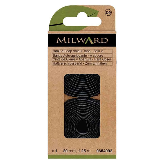 Ruban auto-agrippant à coudre Velcro Milward (20 mm)