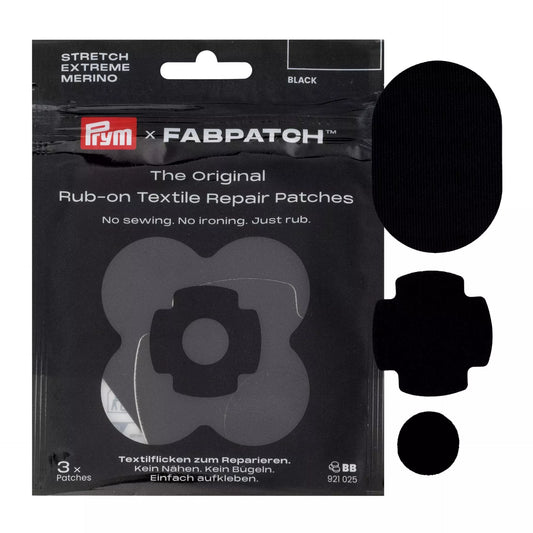 Rub-on Patch REPAIR KIT - Patch Stretch Extreme Merino