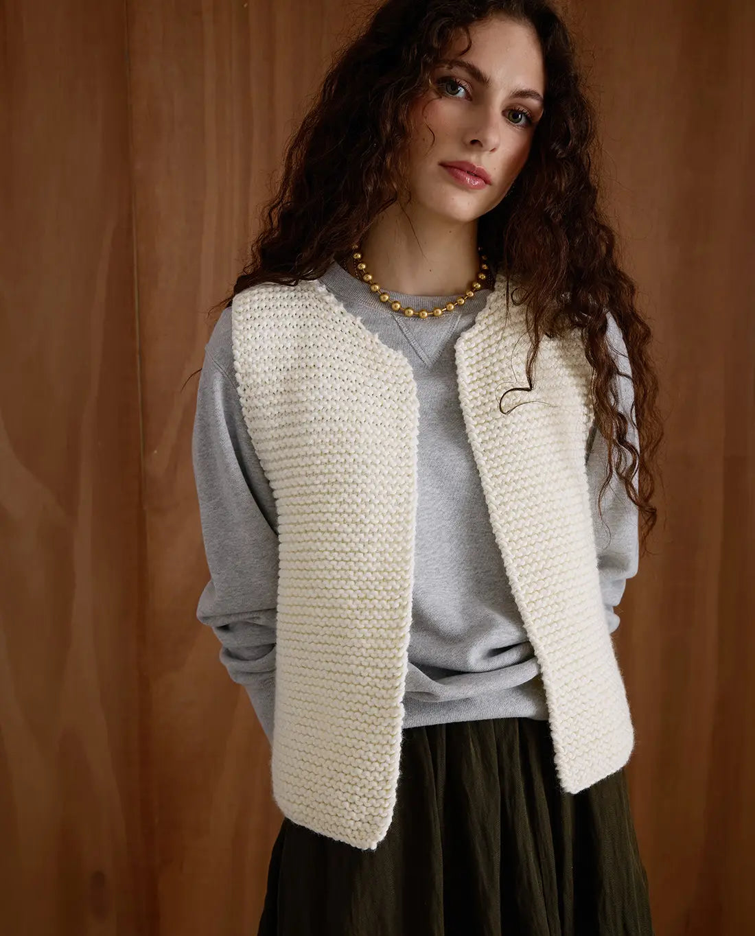 MODÈLE GILET FEMME SANS MANCHE FRANÇOISE