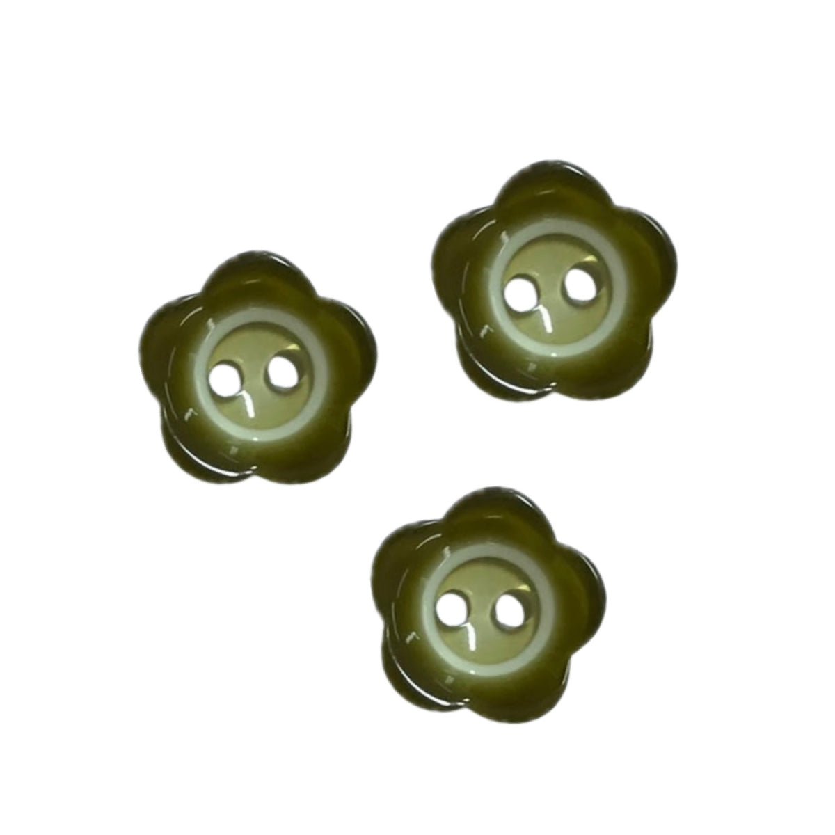 Bouton fleur 2 trous