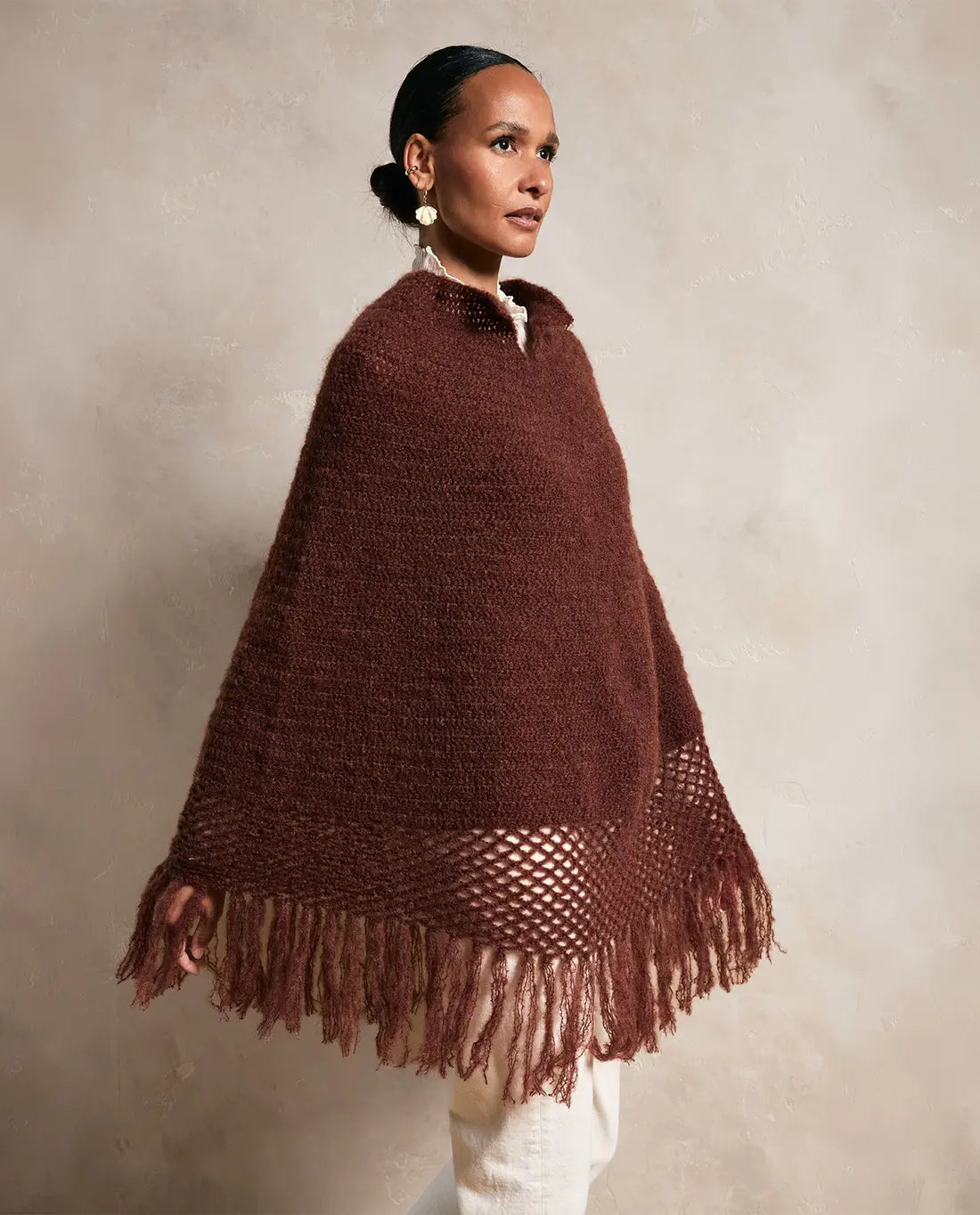 MODÈLE PONCHO ET ÉCHARPE FEMME AURÉLIA