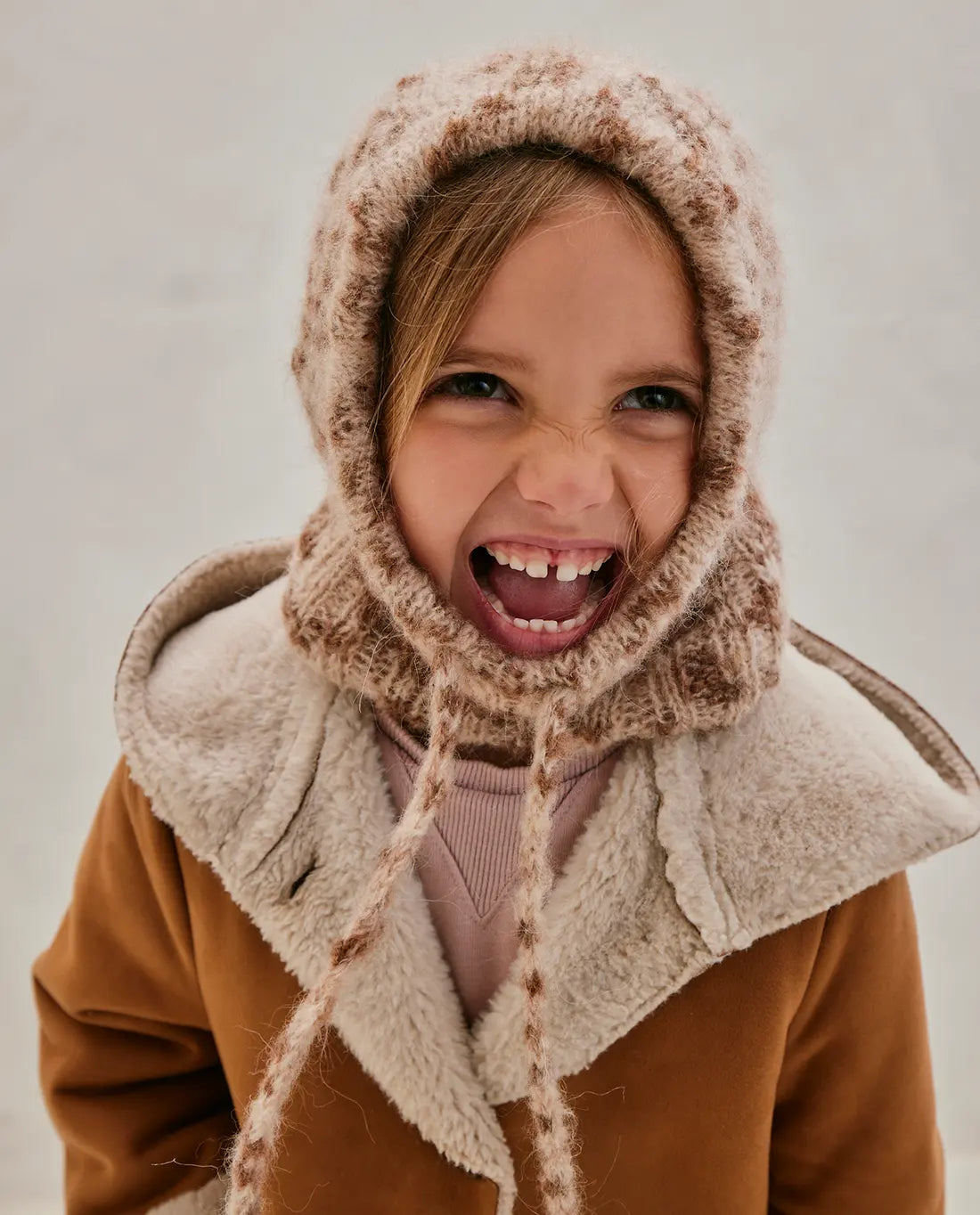 MODÈLE CAGOULE SNOOD ENFANT PINA