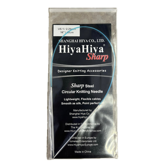 Aiguilles circulaires fixes HiyaHiya Sharp