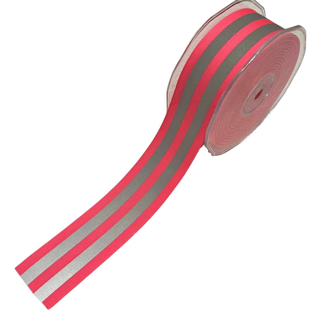Ruban réfléchissant / Fluo en gros-grain