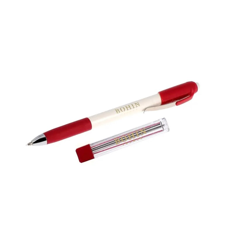 Crayon craie porte-mine + 6 mines de couleur