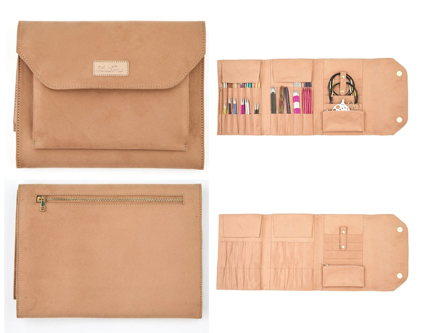 Étui KnitPro pour aiguilles et accessoires – 25 × 18 × 2 cm