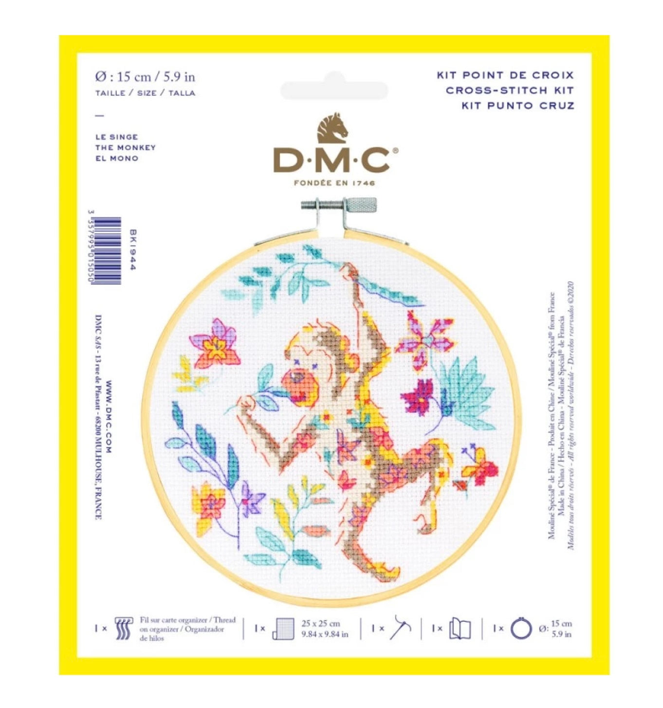 DMC – Kit point de croix Ø 15cm