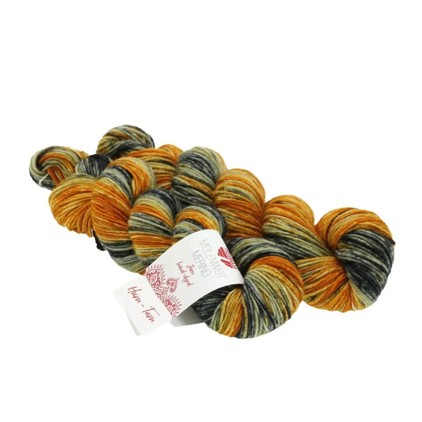MEILENWEIT 2 pelotes à 50g Merino Hand-dyed Jam