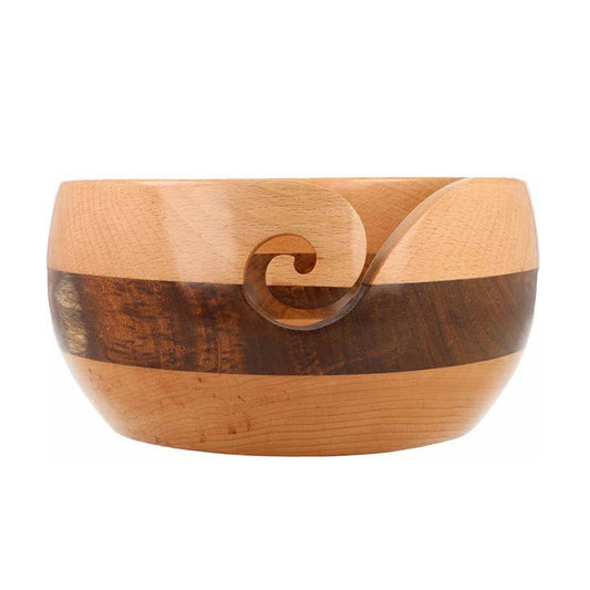 Bol à laine en bois naturel