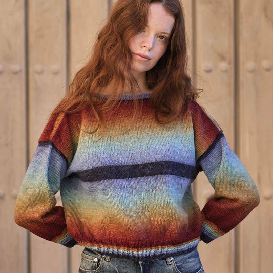 MODÈLE DE PULLOVER SYMMETRIC DEGRADÉ