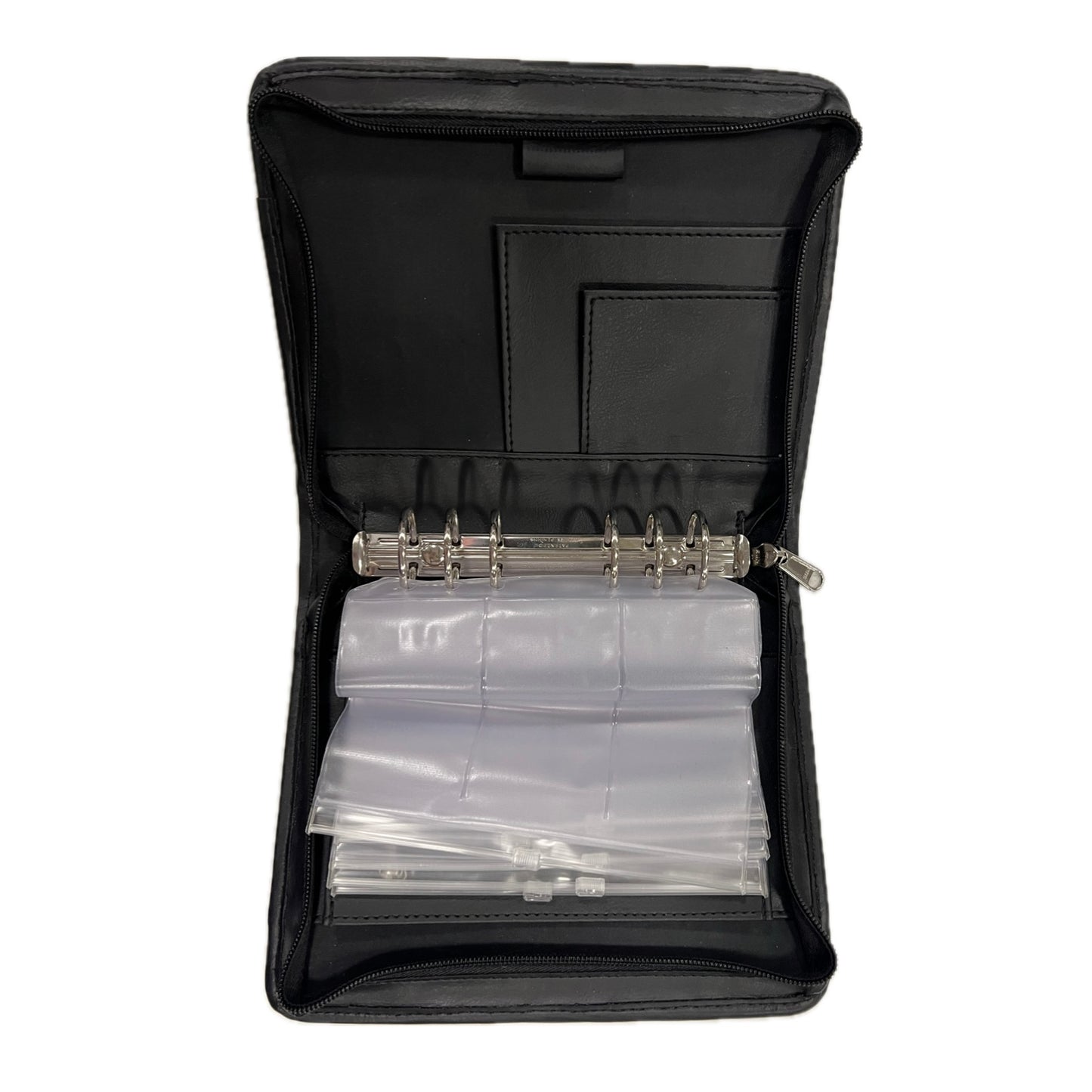 Trousse de rangement en tissu jacquard noir