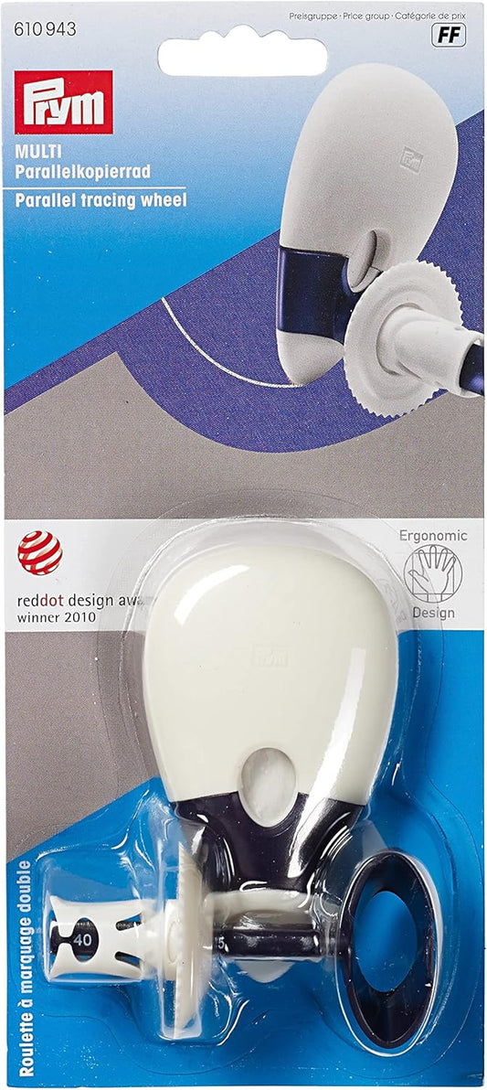 Roulette à marquage double ergonomique