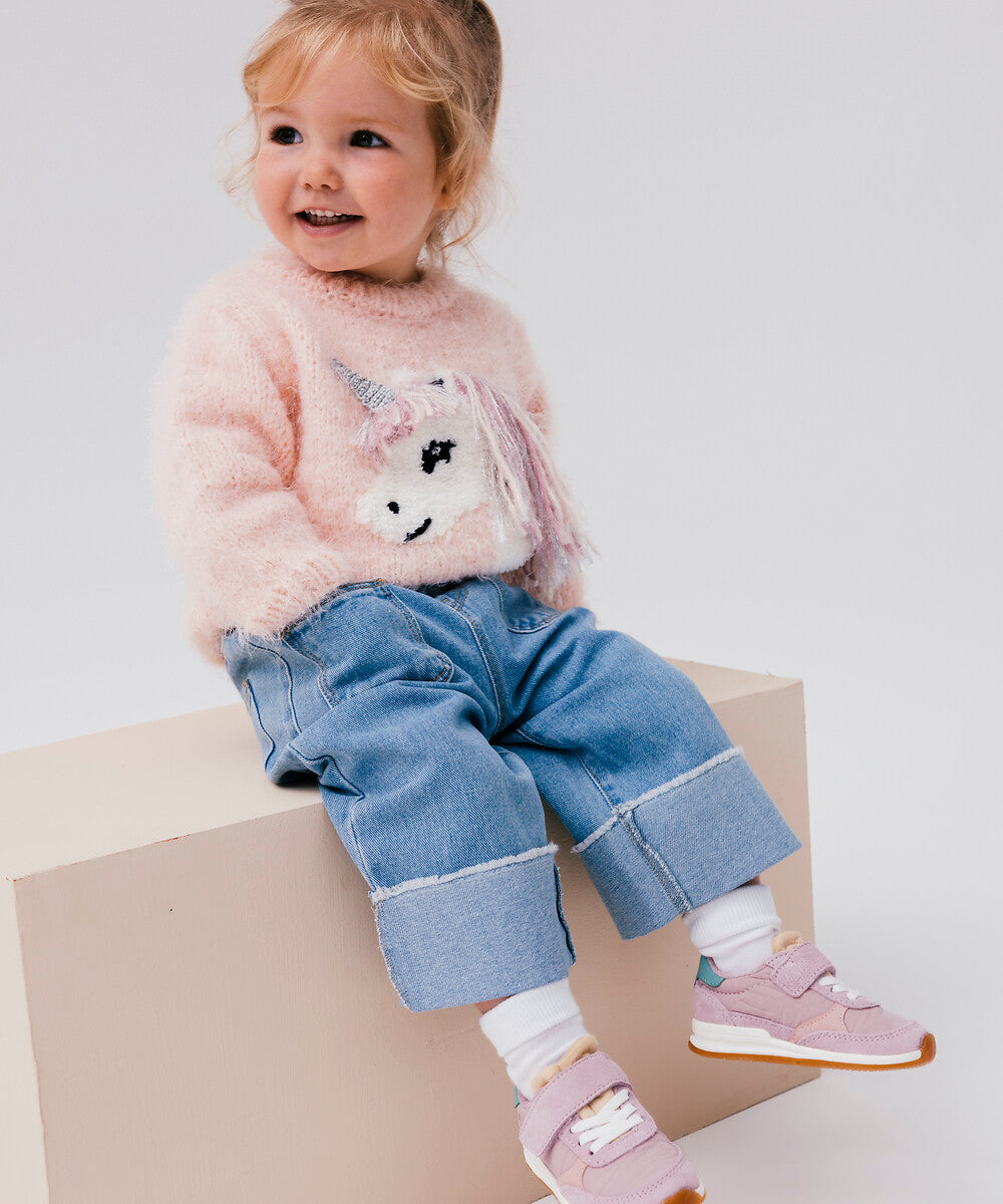 MODÈLE PULL FILLE VANIA / Licorne 12mois - 4ans