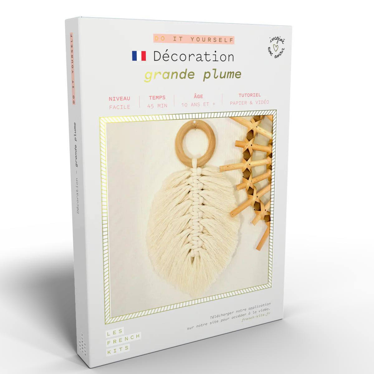 Kit DIY Décoration Grande plume