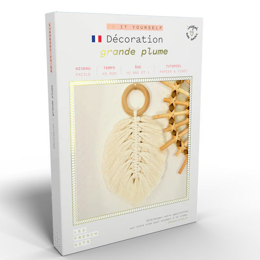 Kit DIY Décoration Grande plume