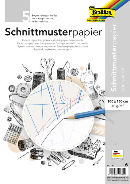 Papier à patron transparent – Folia
