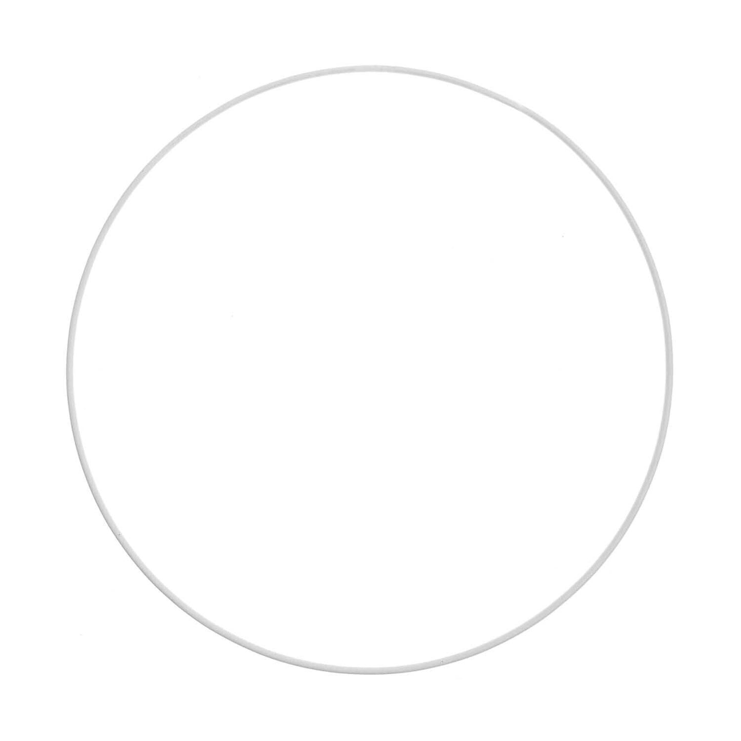 ANNEAU MÉTALLIQUE BLANC