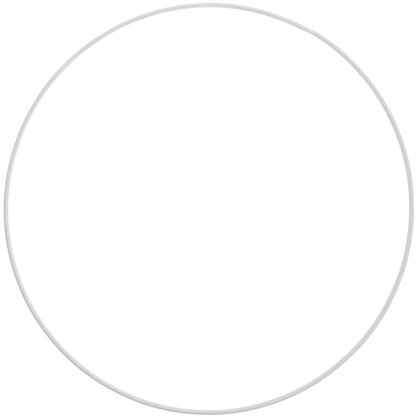 ANNEAU MÉTALLIQUE BLANC