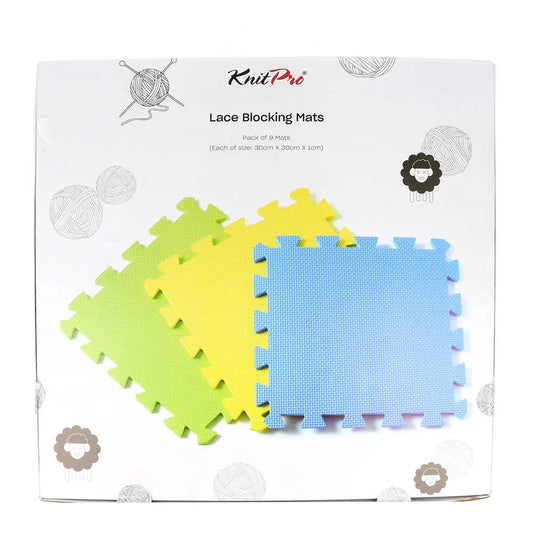 KnitPro – Tapis de blocage (lot de 9 pièces)