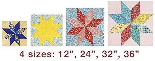 Gabarits de patchwork Trace’n Create Quilt “Lone Star”