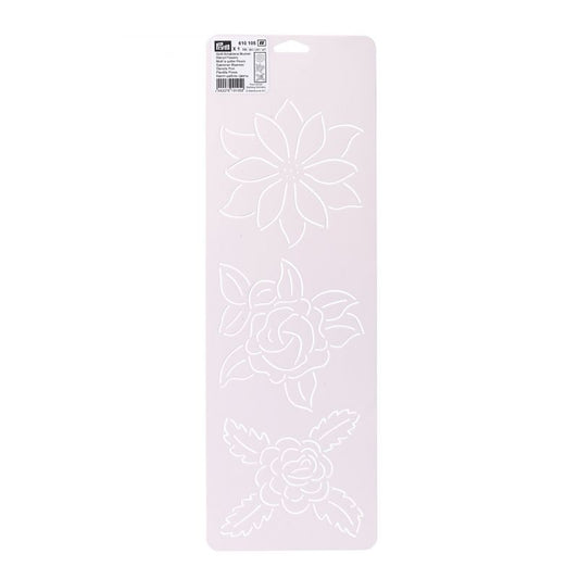 Pochoirs floraux pour quilt et décoration