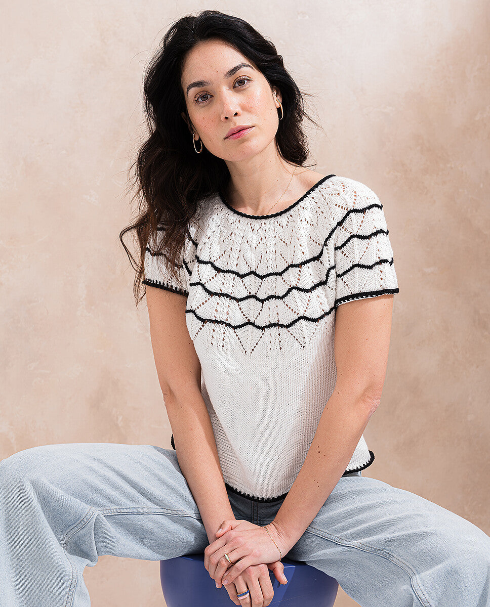 MODÈLE PULL LILA
