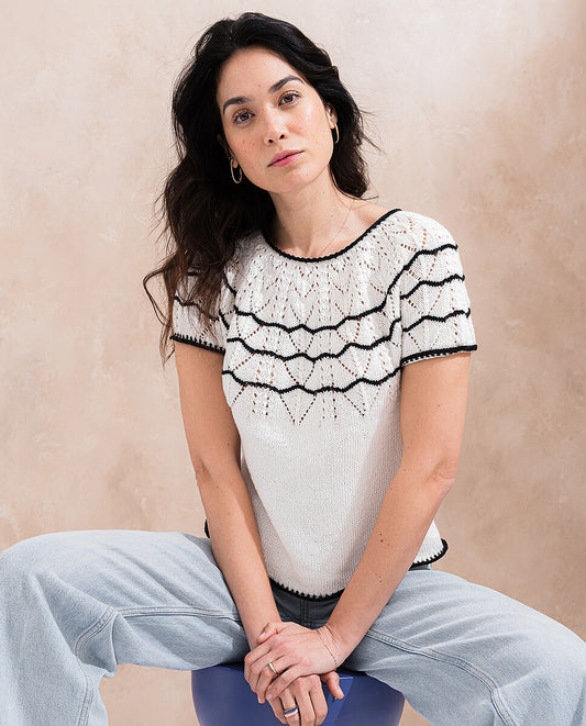 MODÈLE PULL LILA