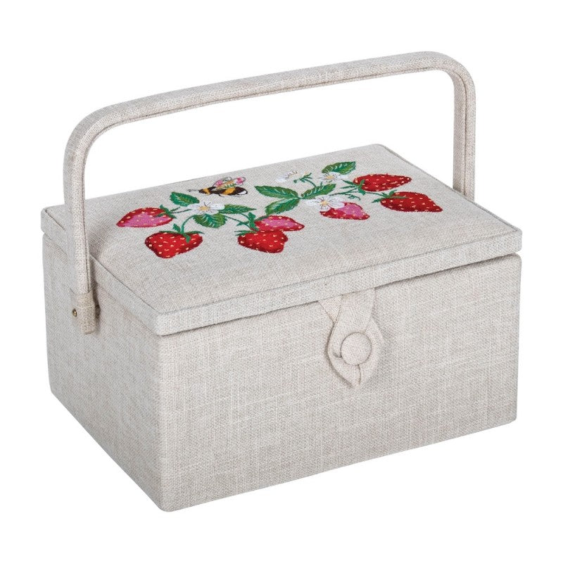 Boîte à couture brodée
