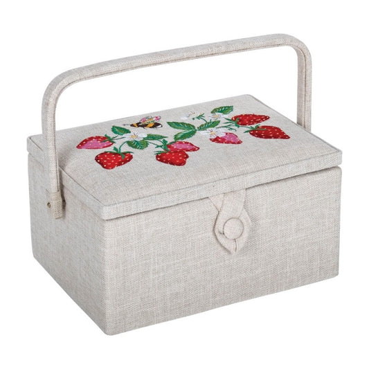 Boîte à couture brodée